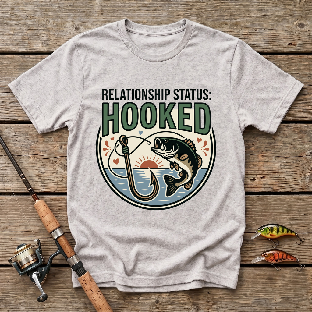 Relationship Status Hooked T-Shirt