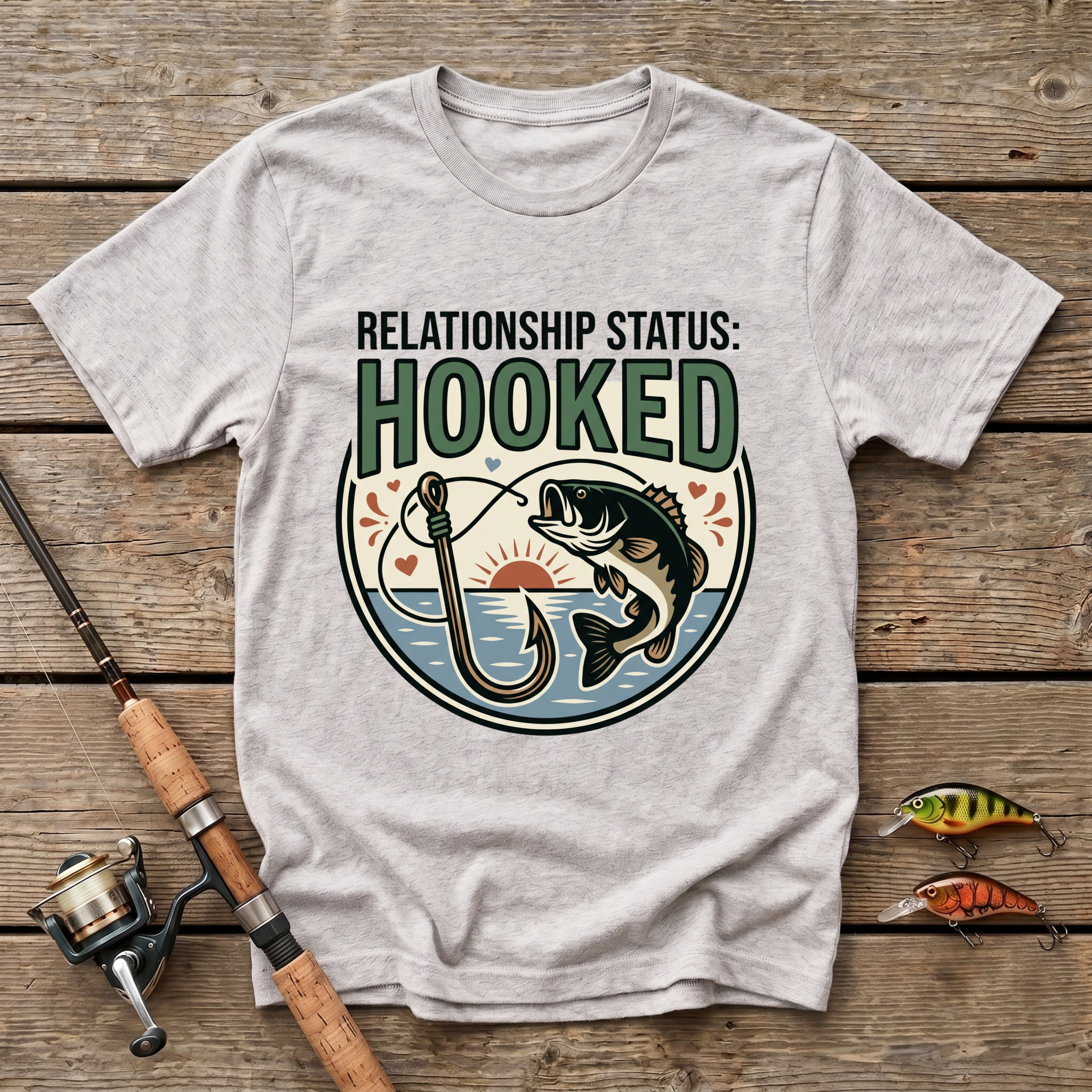 Relationship Status Hooked T-Shirt