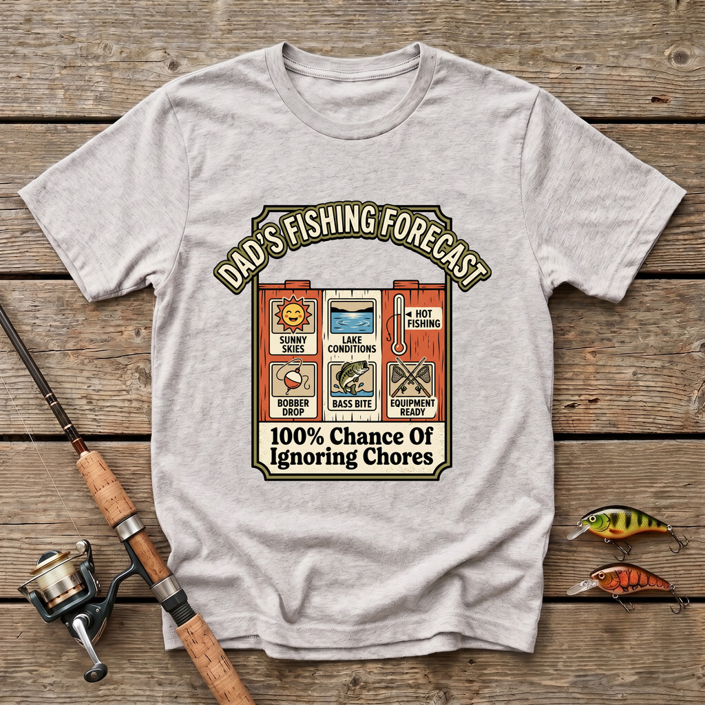 Dad's Fishing Forecast T-Shirt