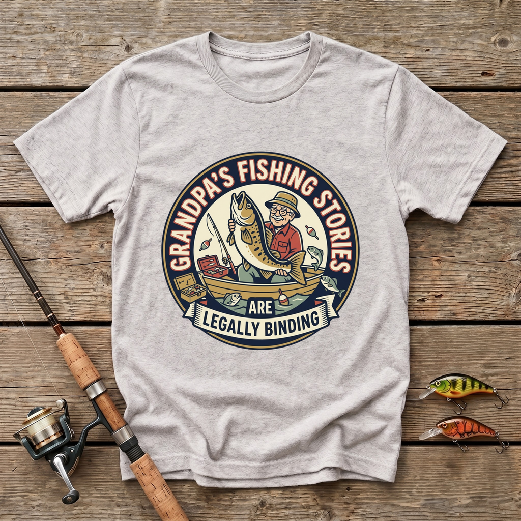 Grandpa's Fishing Stories T-Shirt