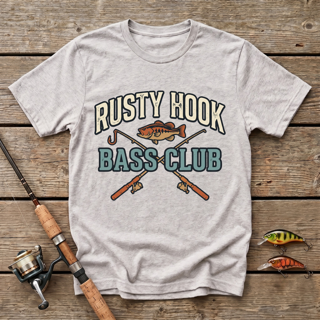 Rusty Hook Bass Club T-Shirt