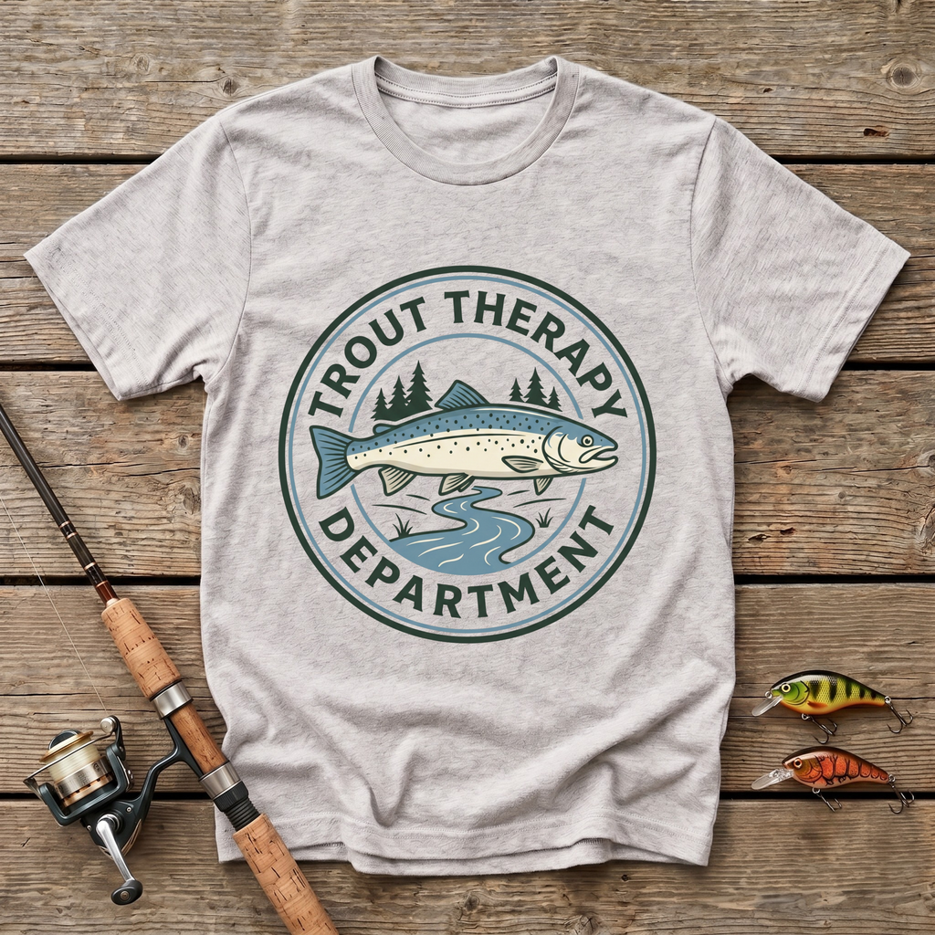 Trout Therapy Department T-Shirt