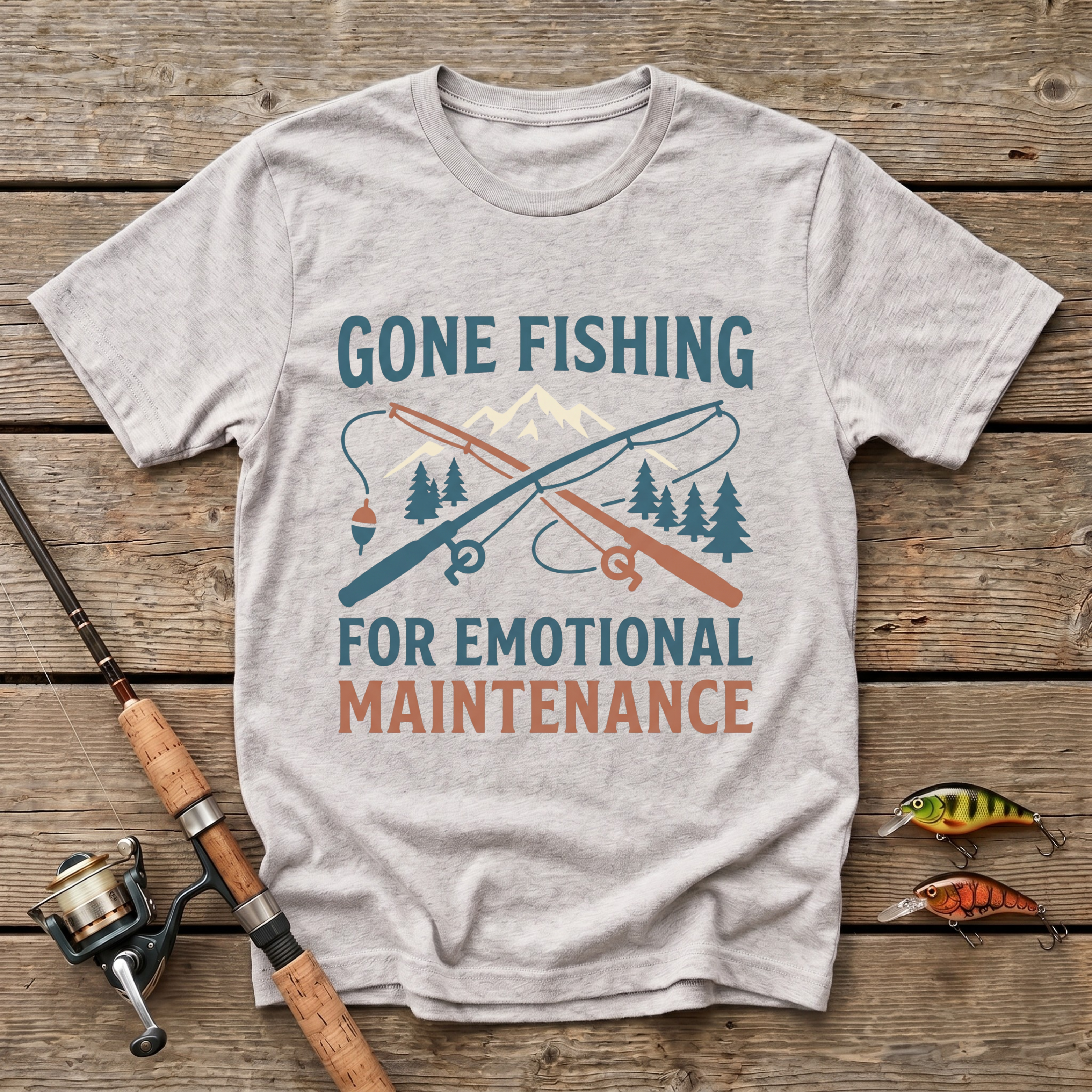 Fishing For Emotional Maintenance T-Shirt