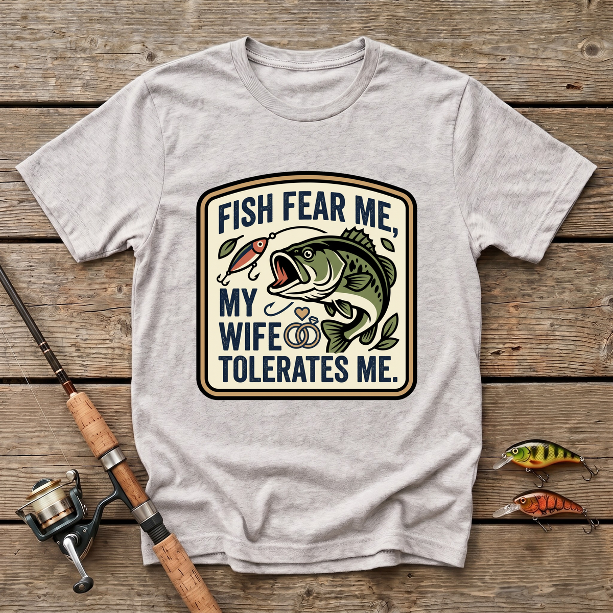 Wife Tolerates Me T-Shirt