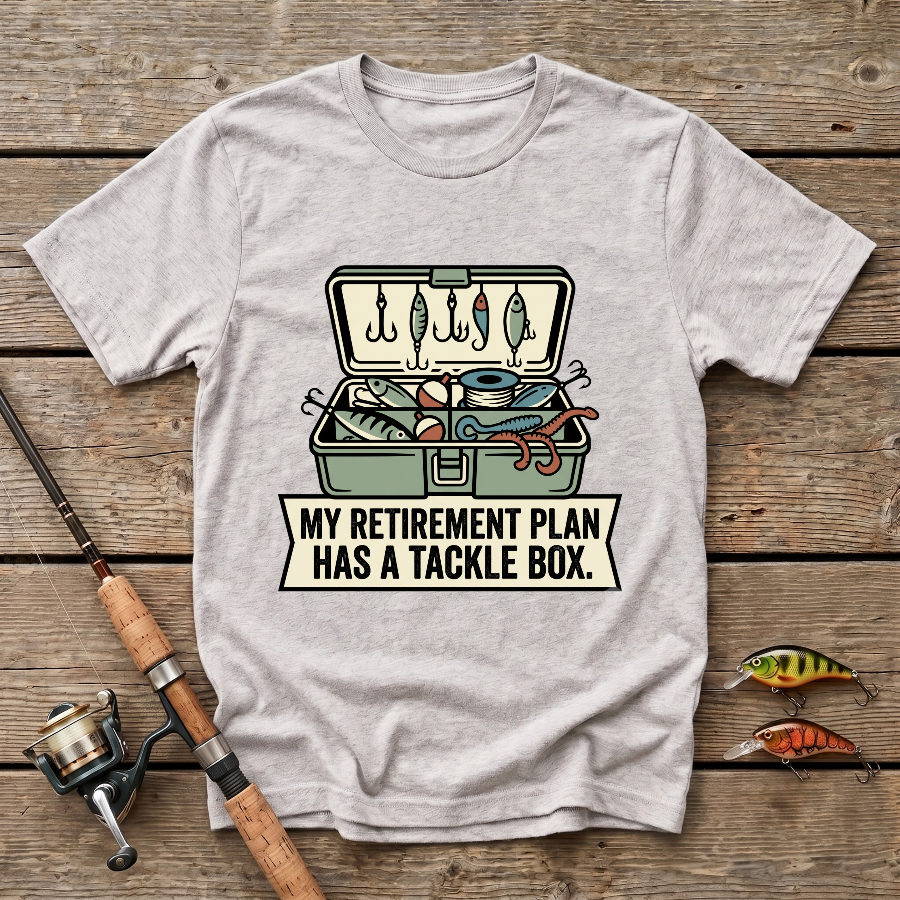 Retirement Tackle Box T-Shirt