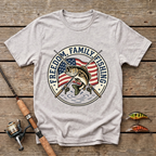 Freedom, Family, Fishing T-Shirt