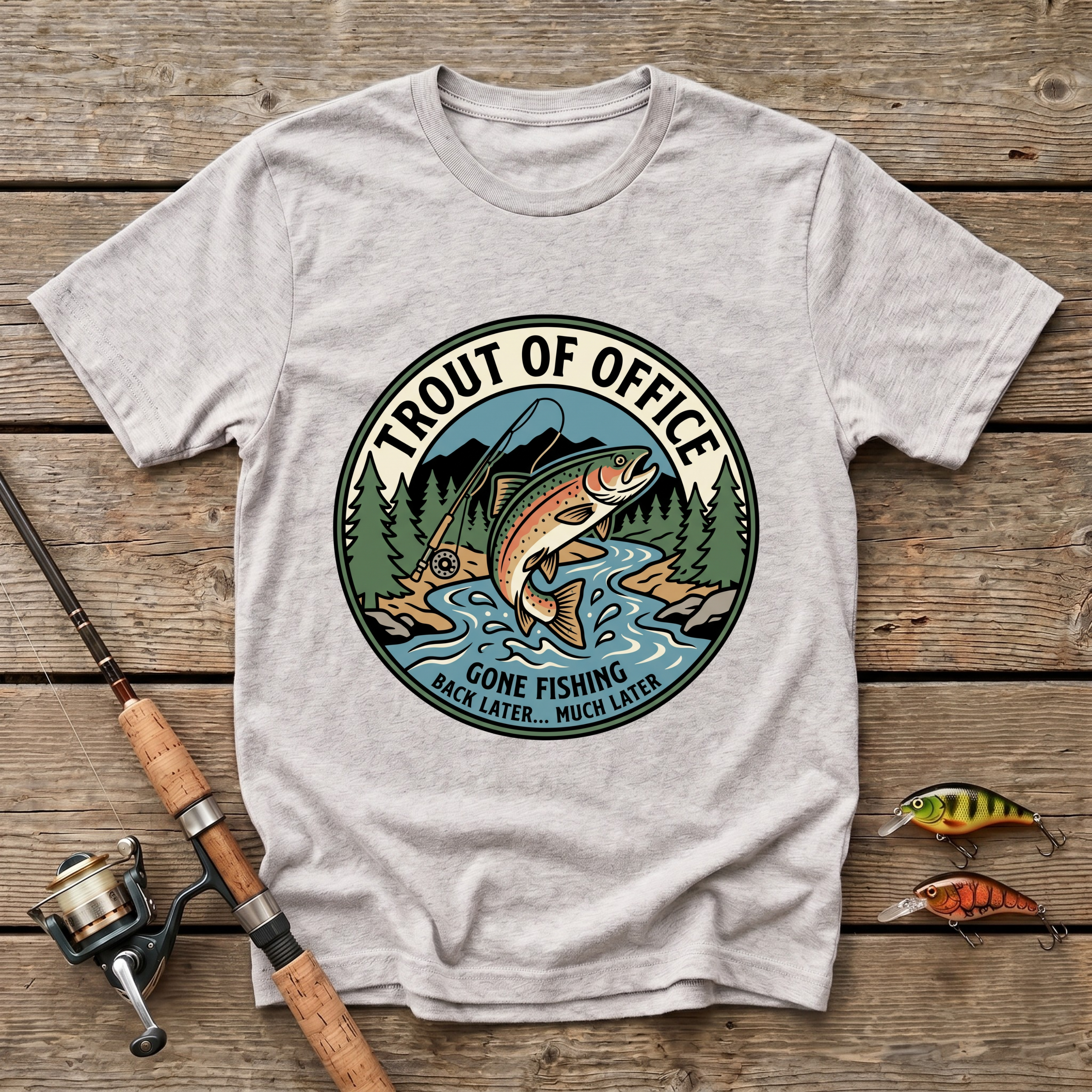 Trout Of Office T-Shirt
