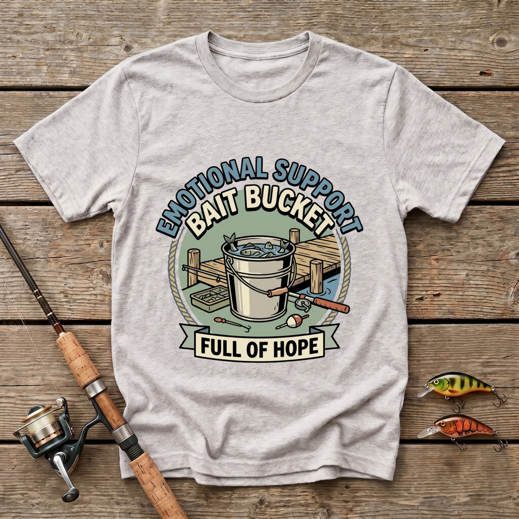 Emotional Support Bait Bucket T-Shirt