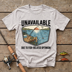 Unavailable Due To Fishing Related Optimism T-Shirt