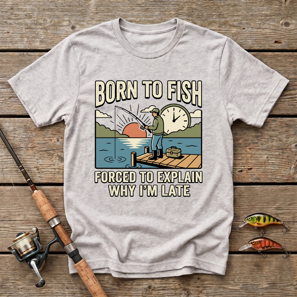 Born To Fish, Forced To Explain T-Shirt