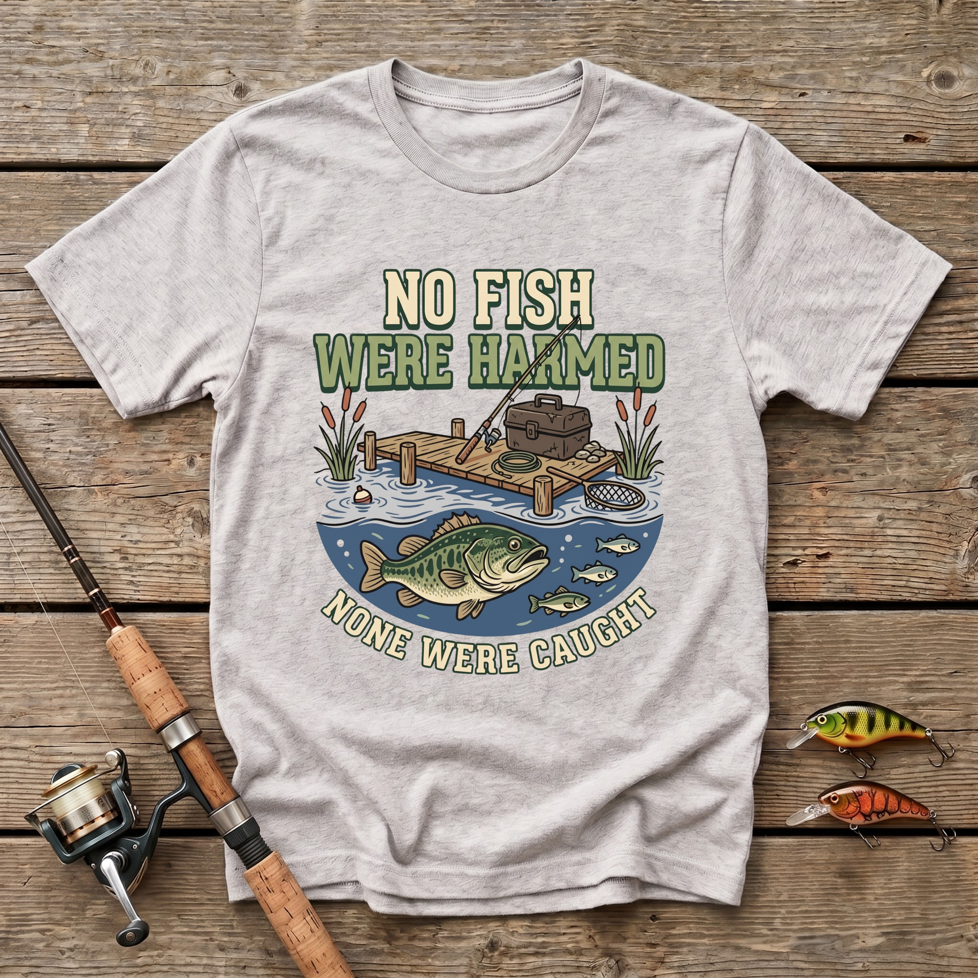 No Fish Were Harmed T-Shirt