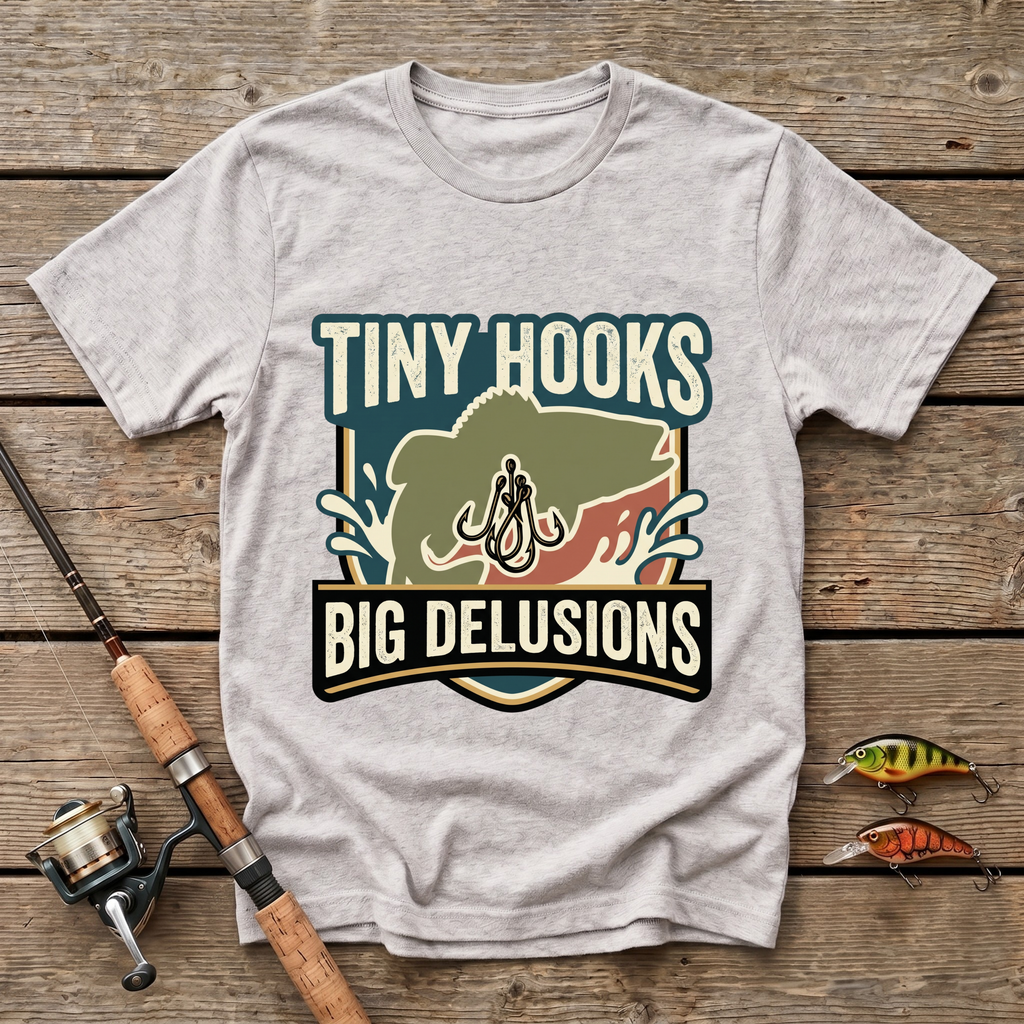 Tiny Hooks Big Delusions T-Shirt