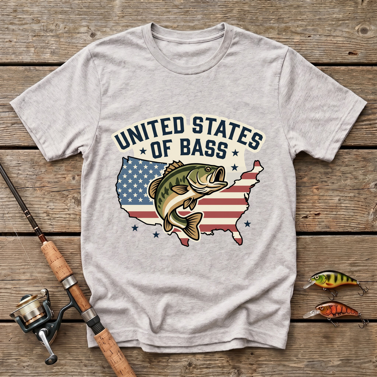 United States Of Bass T-Shirt