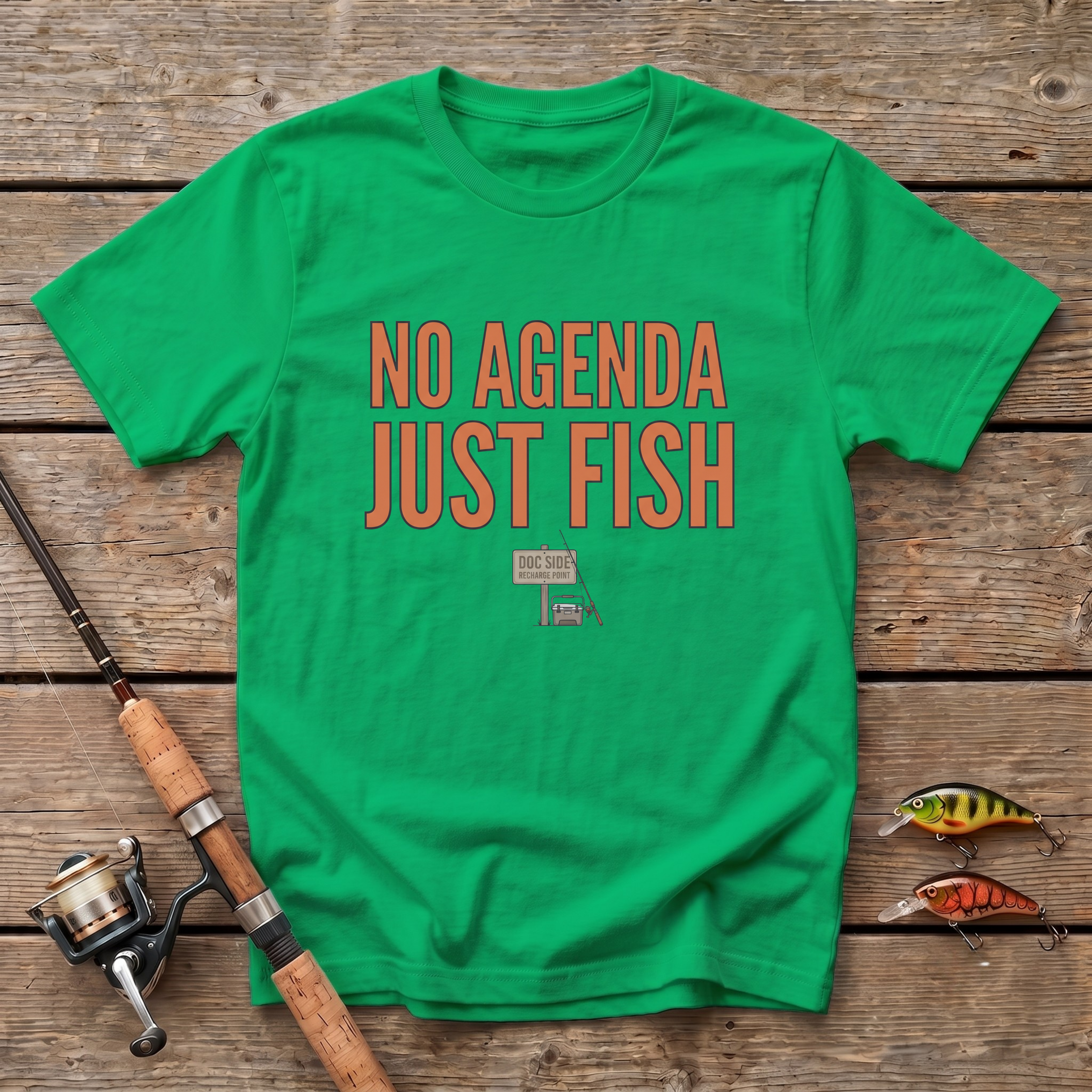 No Agenda Just Fish T-Shirt