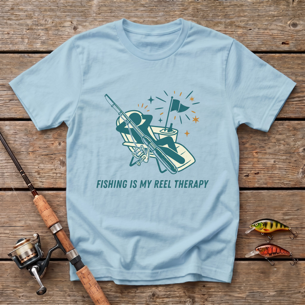 Fishing Is My Reel Therapy T-Shirt