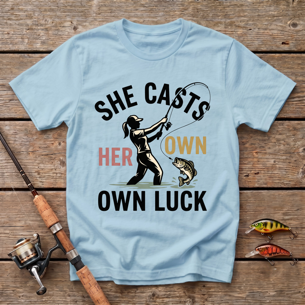 She Casts Her Own Luck T-Shirt