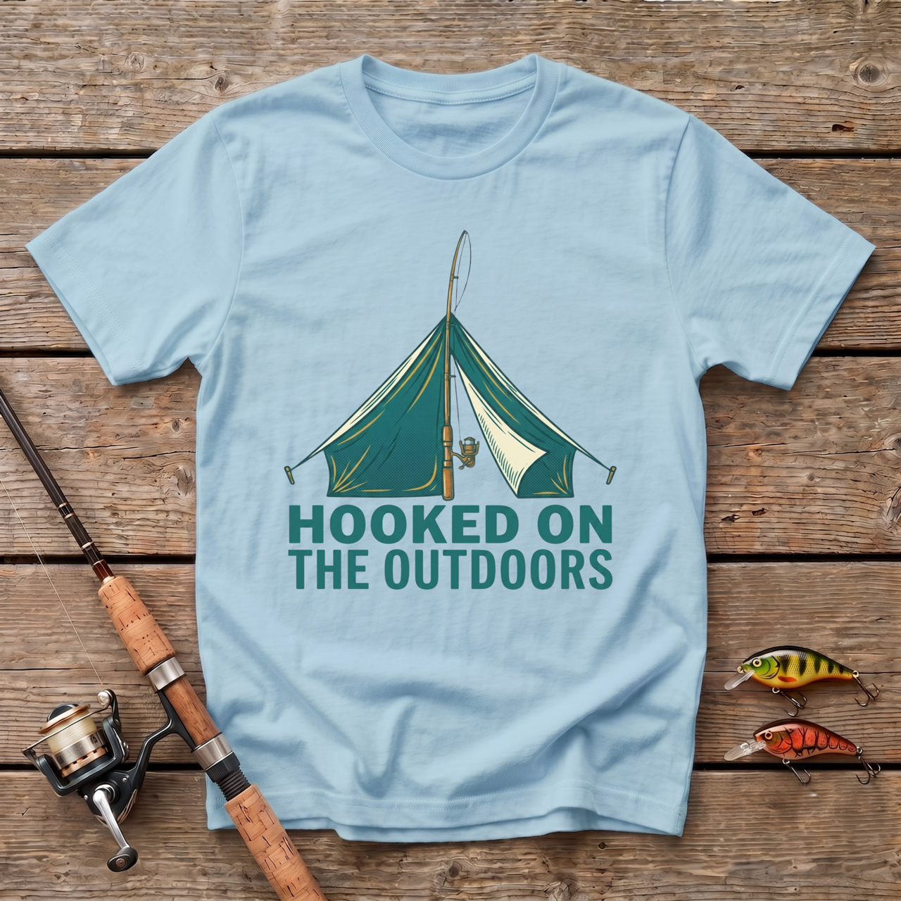 Hooked On The Outdoors T-Shirt