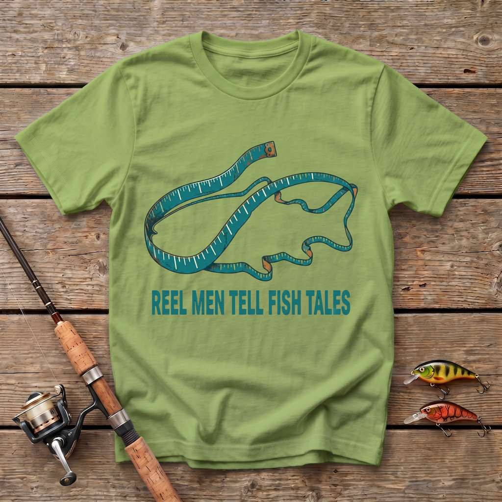 Reel Men Tell Fish Tales T-Shirt