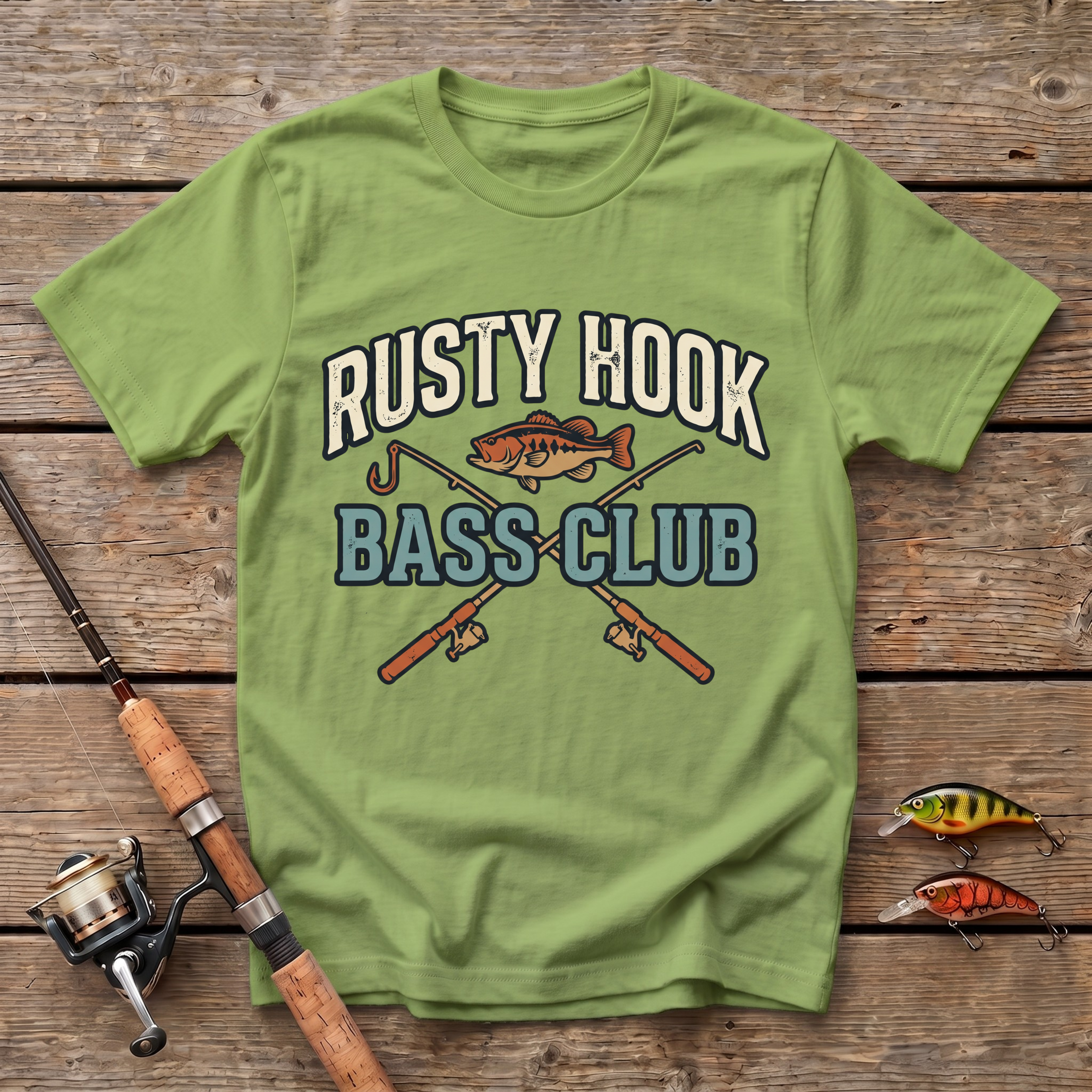 Rusty Hook Bass Club T-Shirt