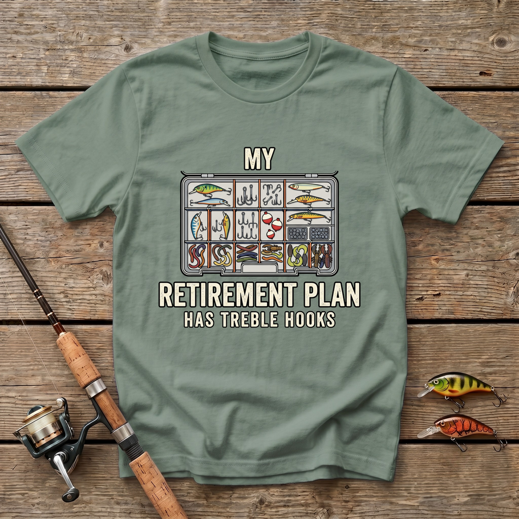 Retirement Plan Has Hooks T-Shirt