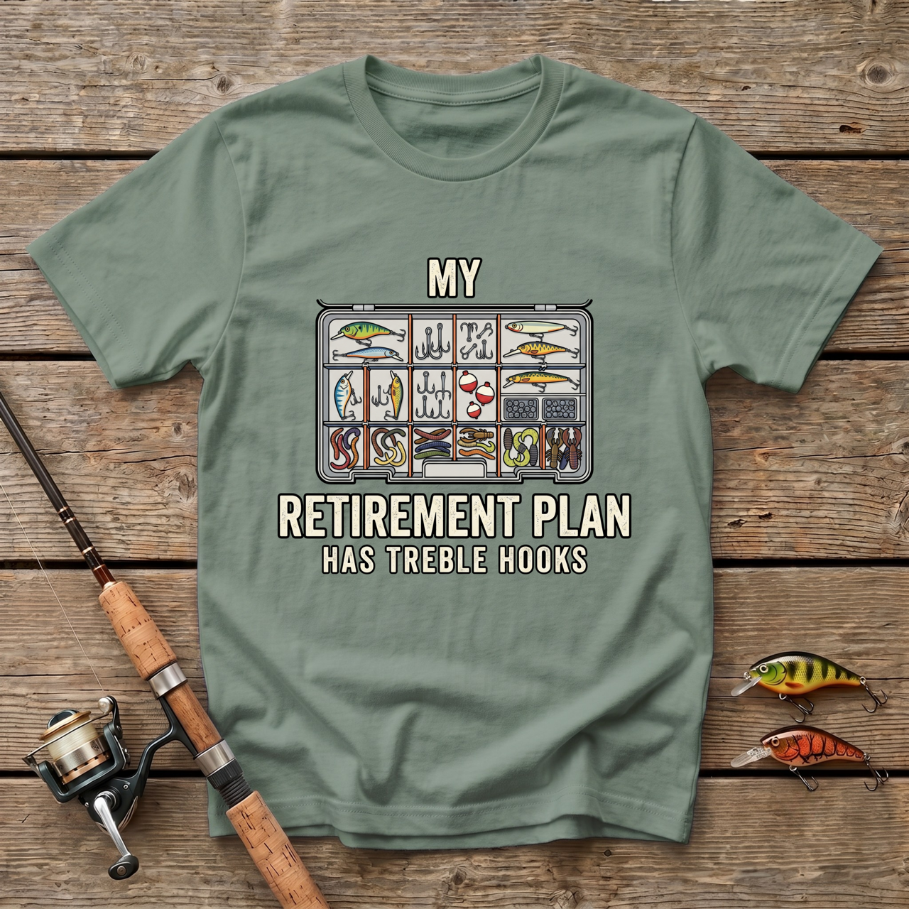 Retirement Plan Has Hooks T-Shirt