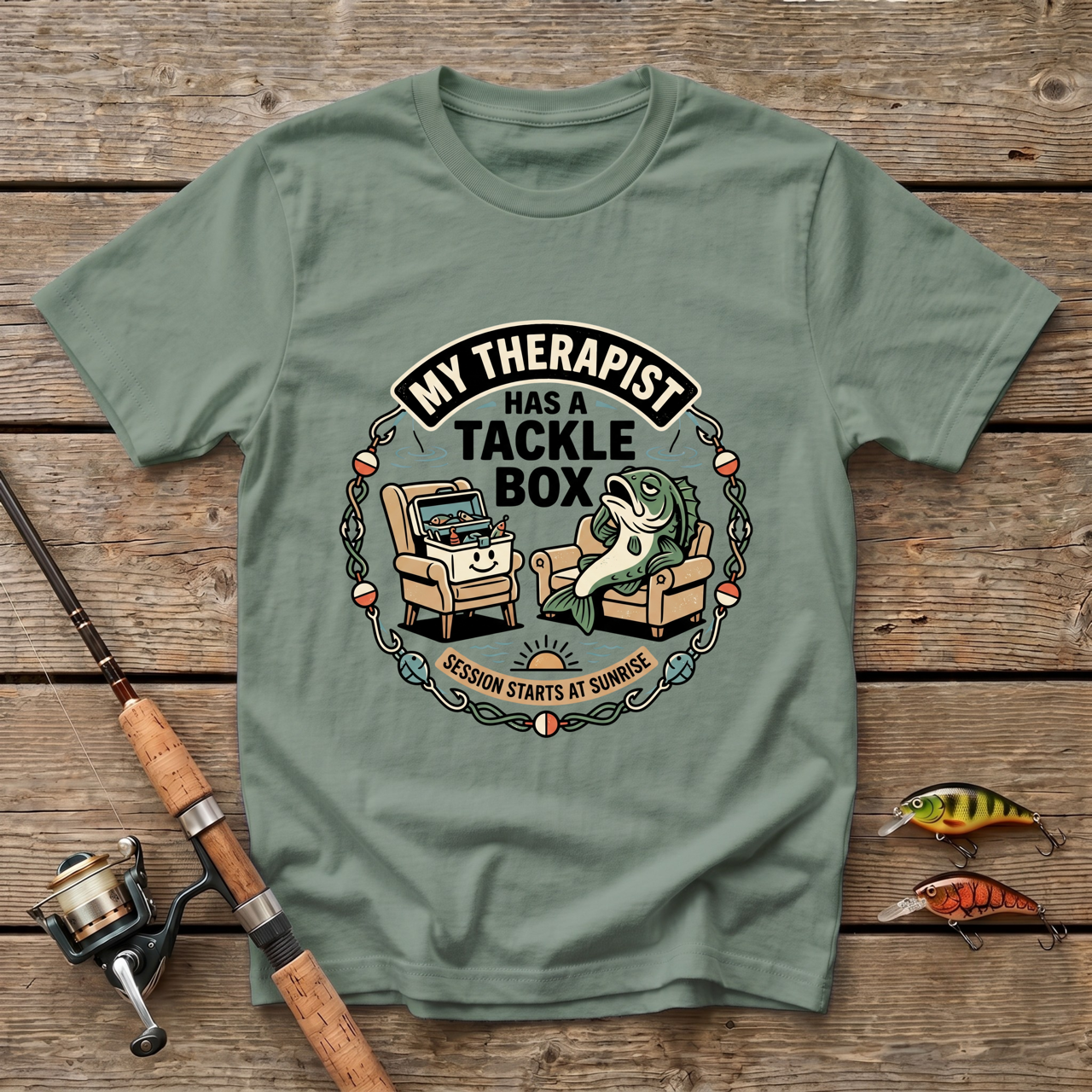 Therapist Has Tackle Box T-Shirt