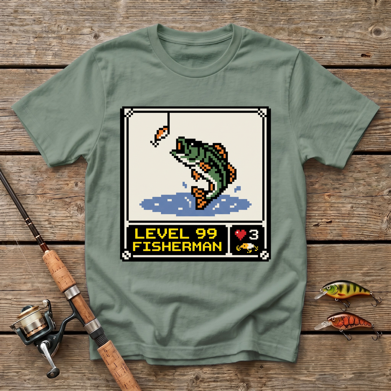Level 99 Fisherman T-Shirt