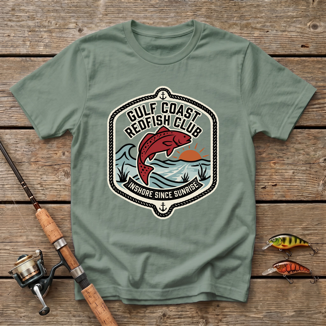 Gulf Coast Redfish Club T-Shirt