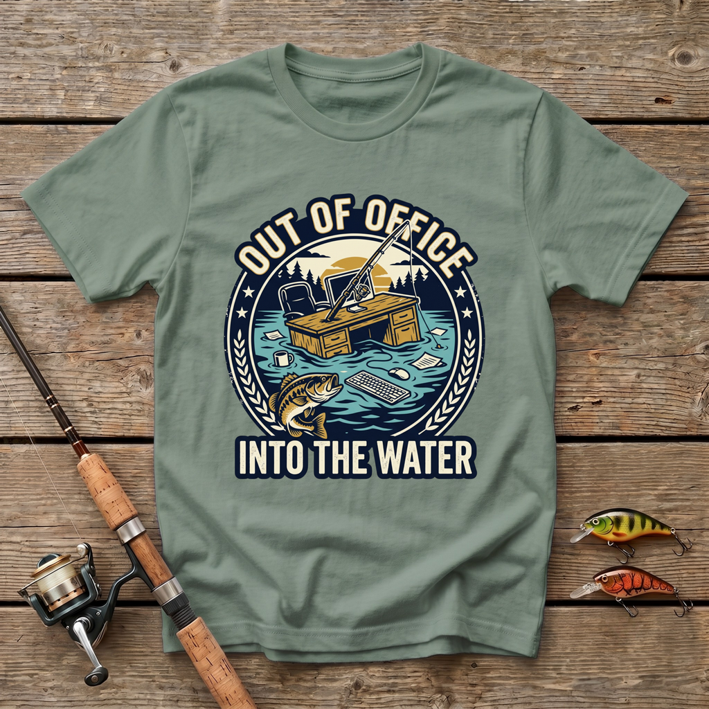 Out Of Office And Into The Water T-Shirt