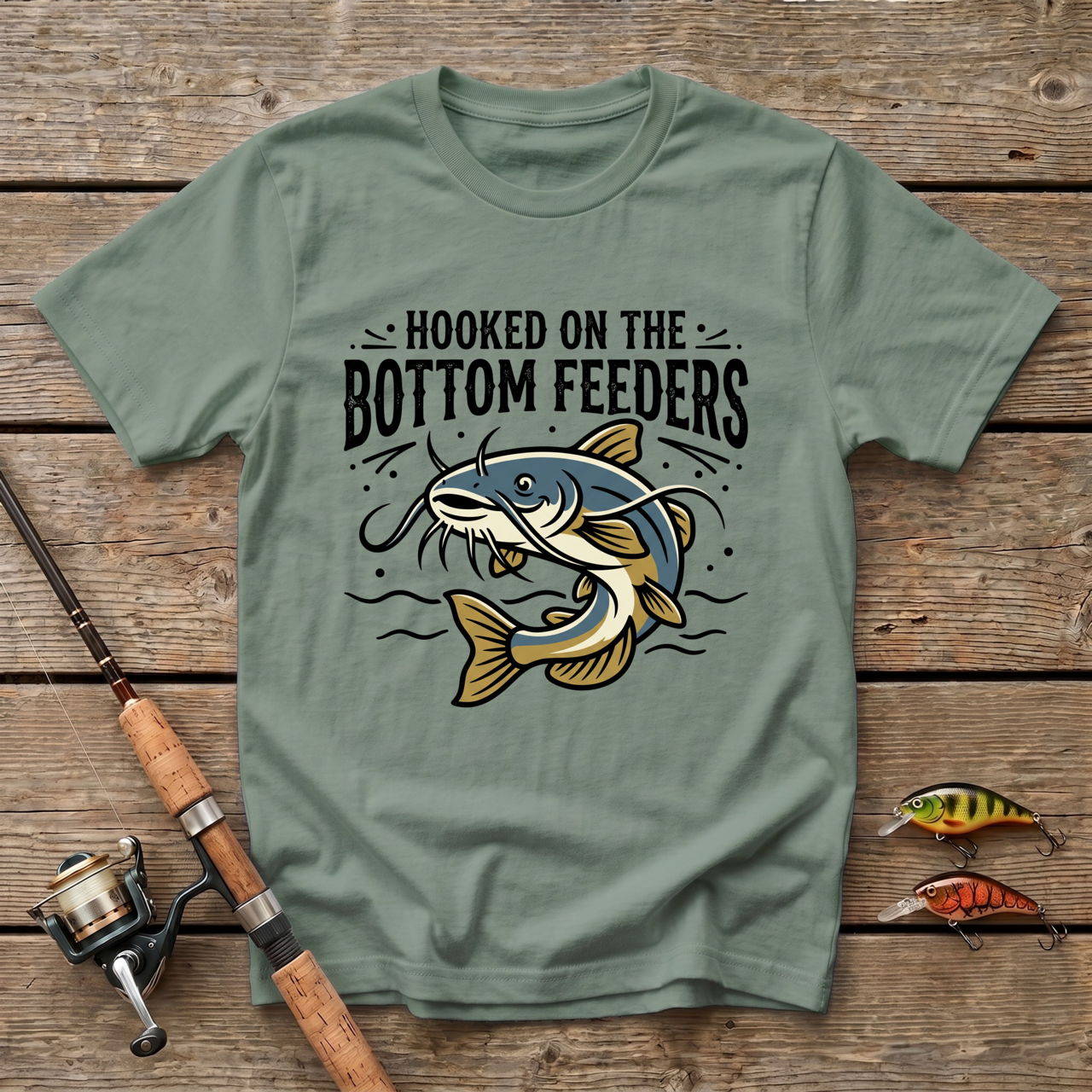 Hooked On The Bottom Feeders T-Shirt