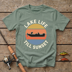 Lake Life Till Sunset T-Shirt