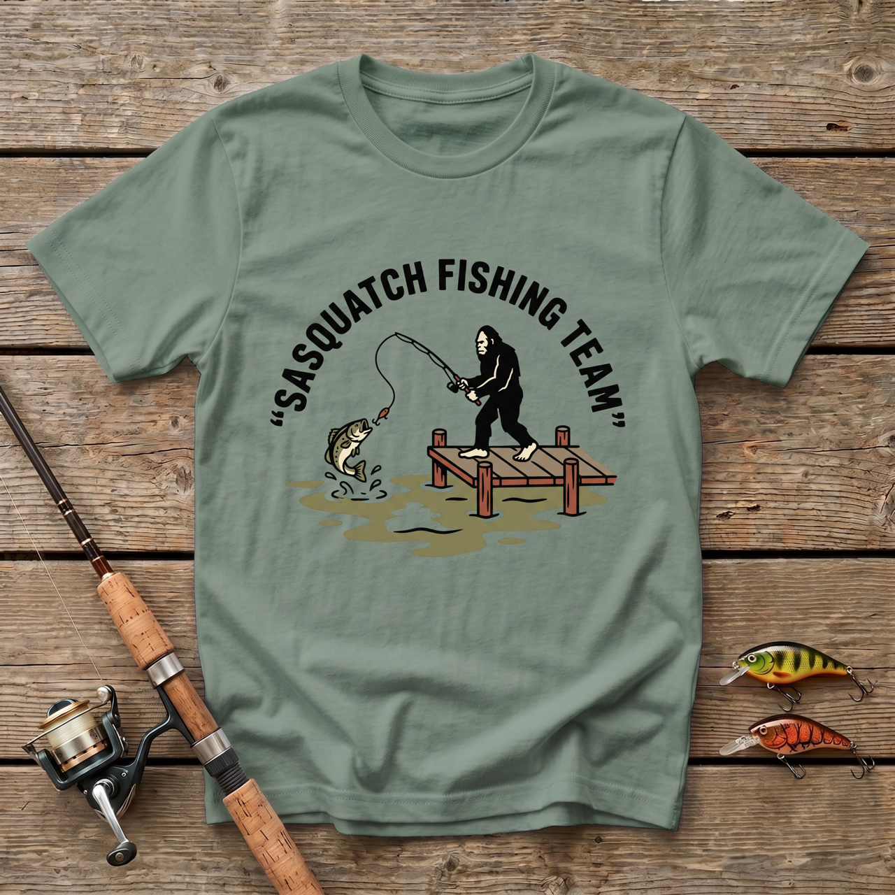 Sasquatch Fishing Team T-Shirt