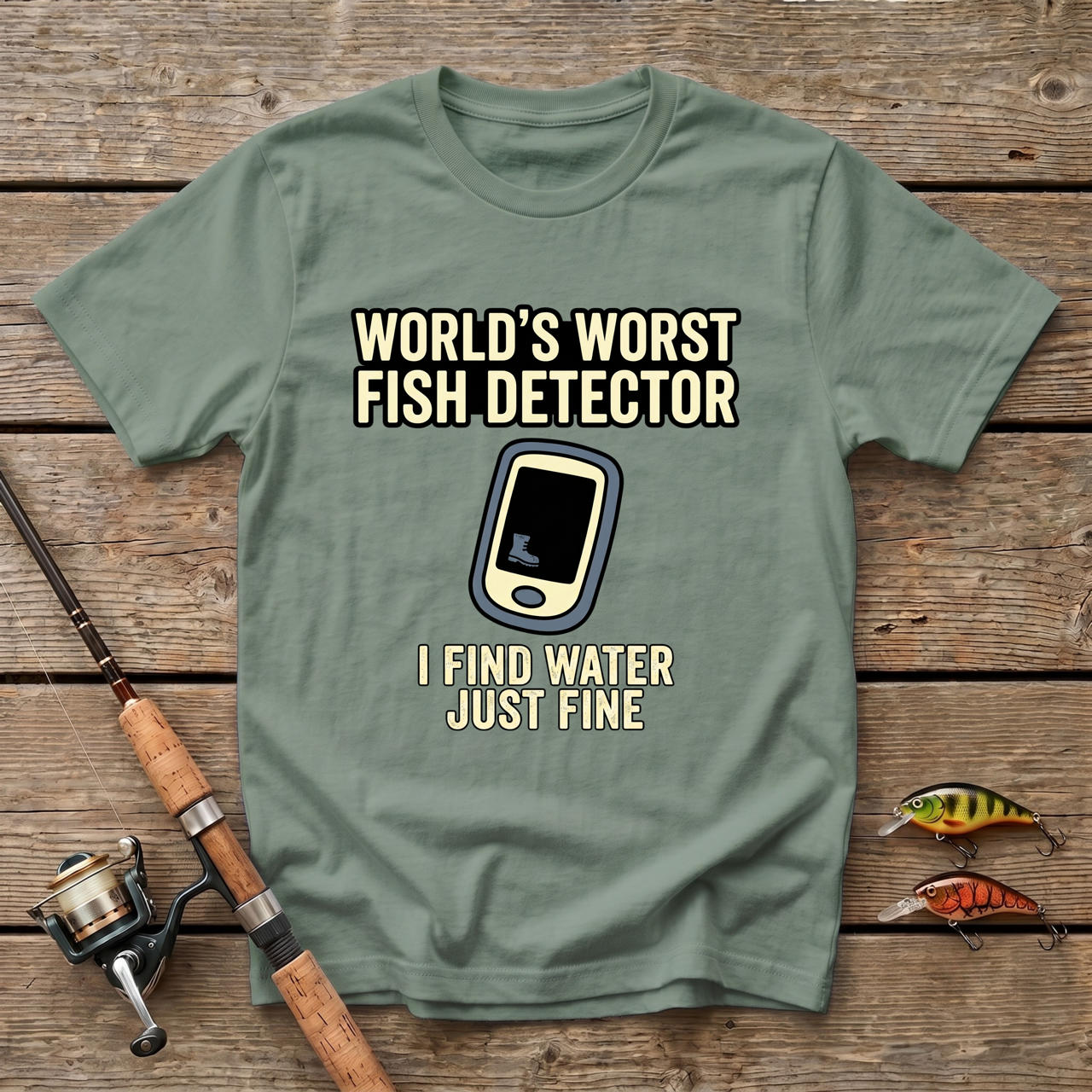 World's Worst Fish Detector T-Shirt