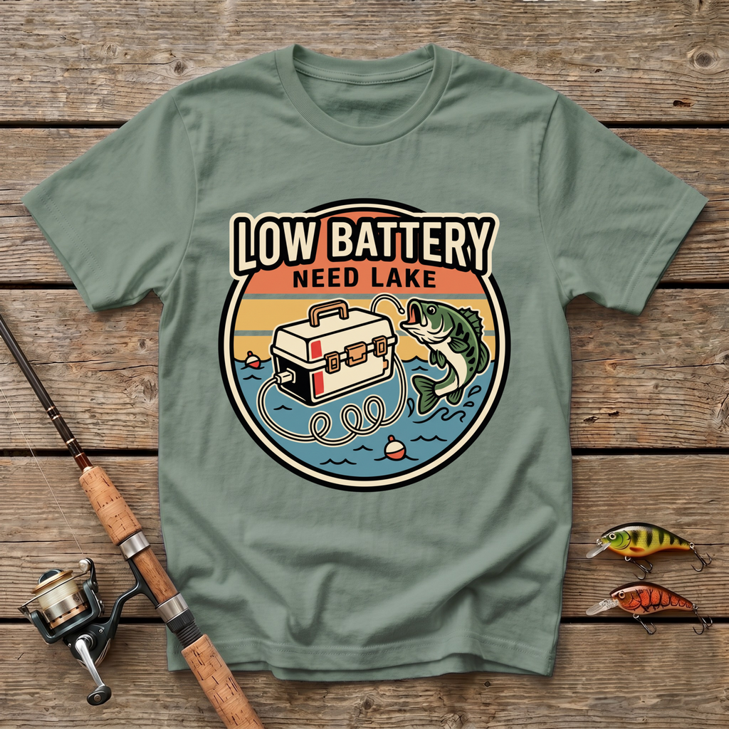 Low Battery, Need A Lake T-Shirt