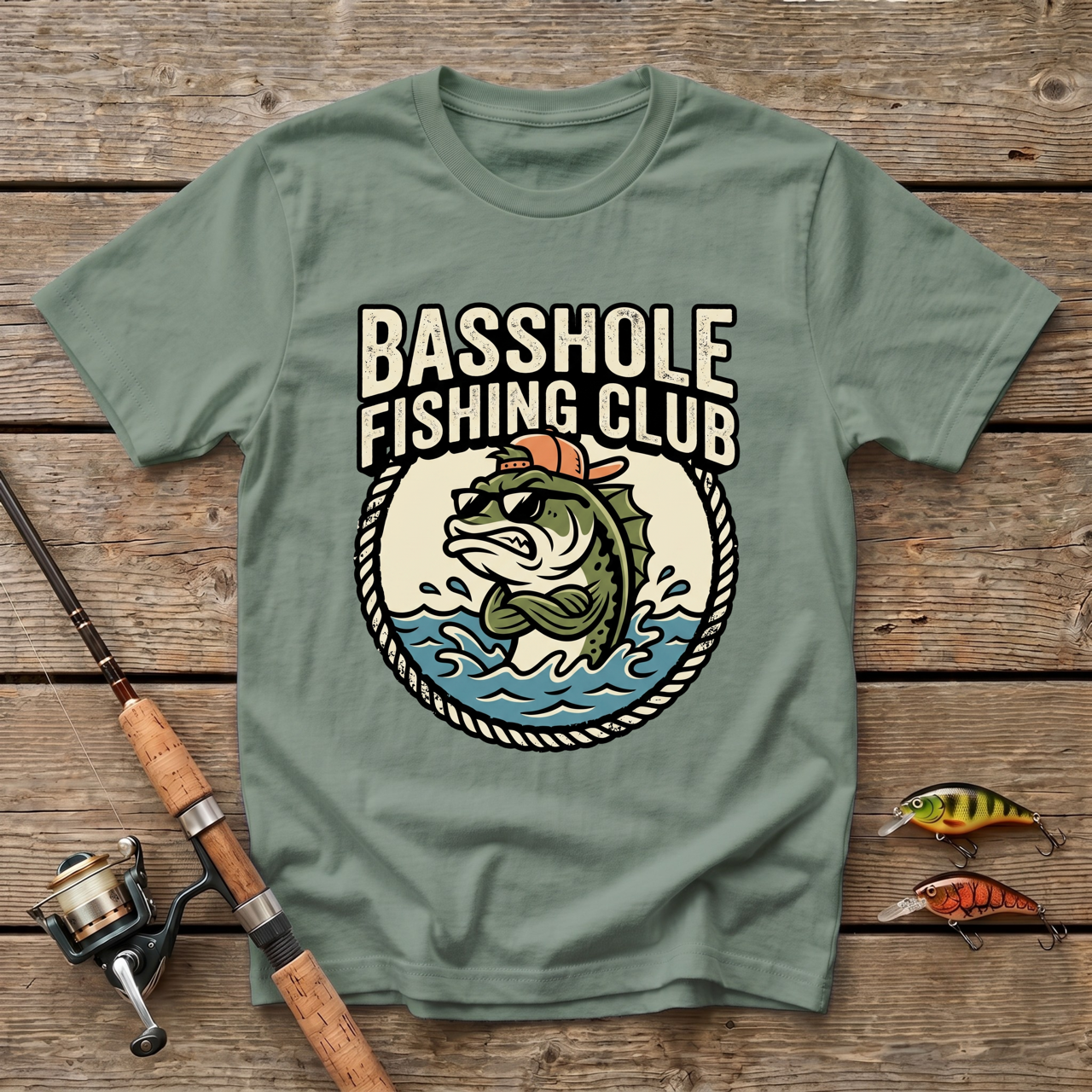 Basshole Fishing Club T-Shirt