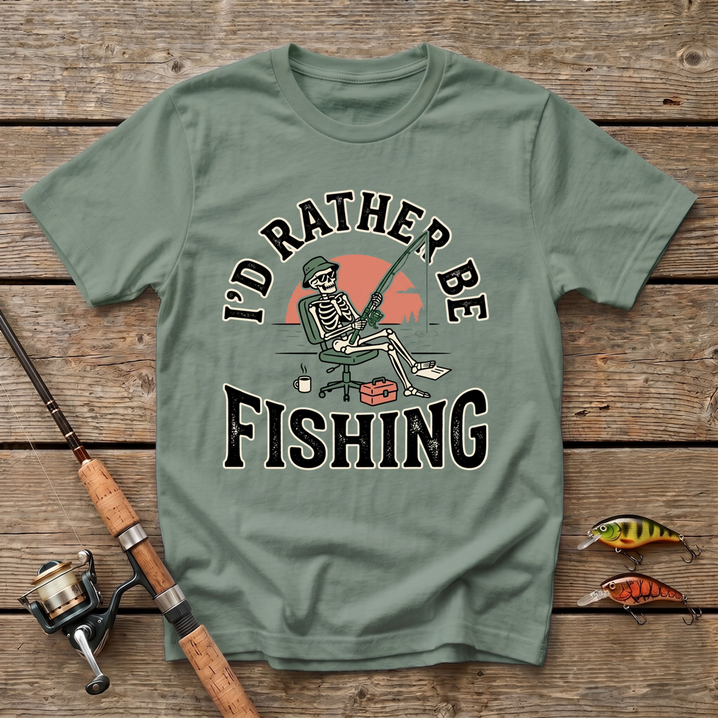 Id Rather Be Fishing T-Shirt