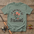 Id Rather Be Fishing T-Shirt