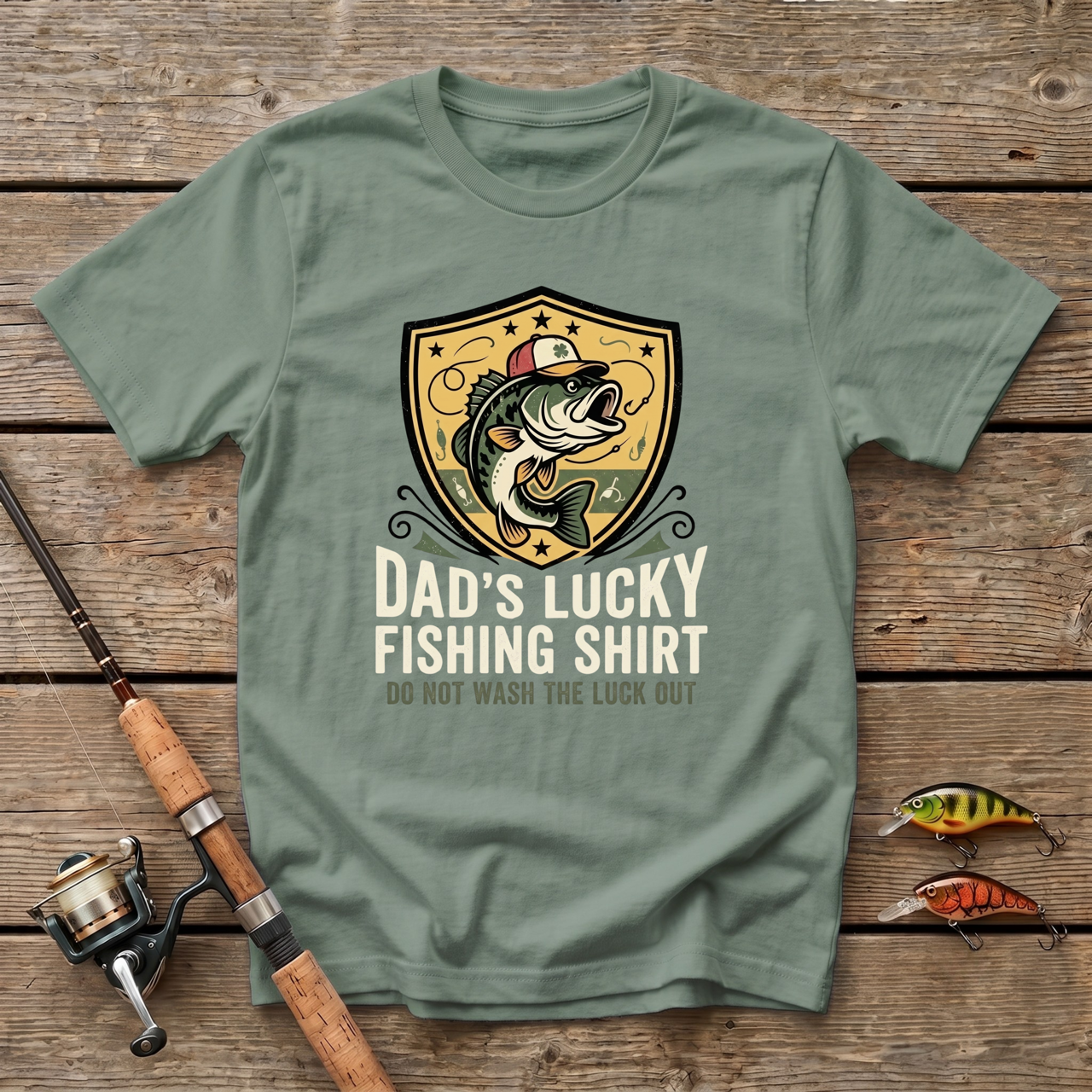 Dad's Lucky Fishing Shirt T-Shirt