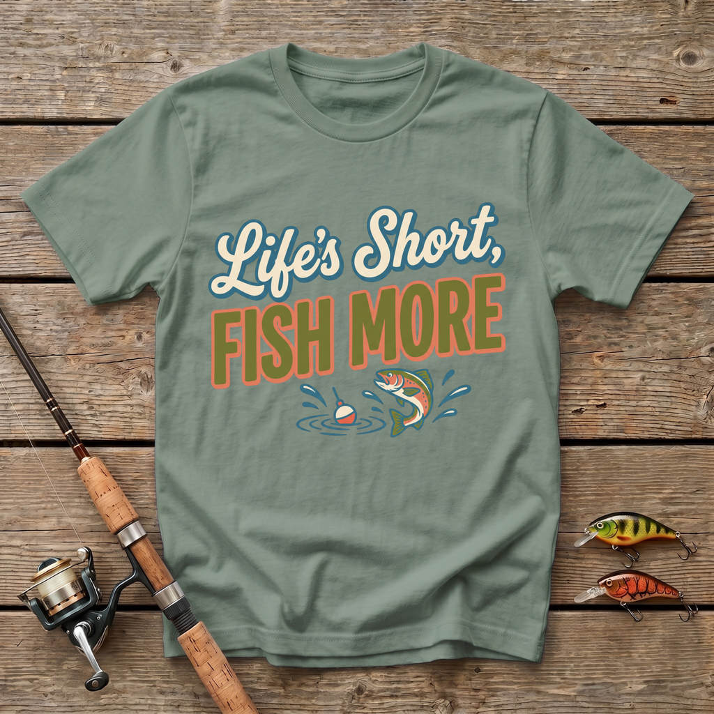 Life's Short, Fish More T-Shirt