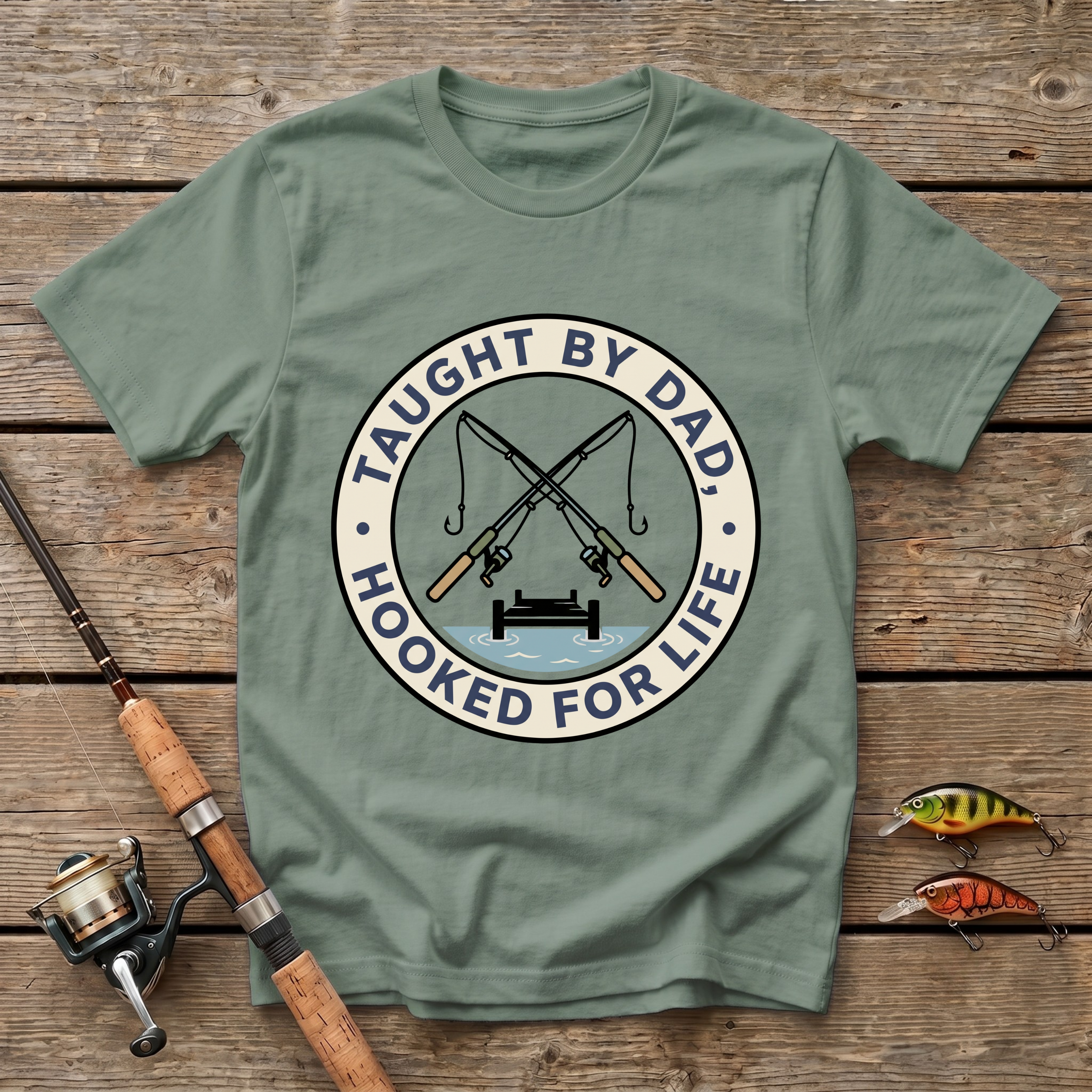 Taught By Dad T-Shirt