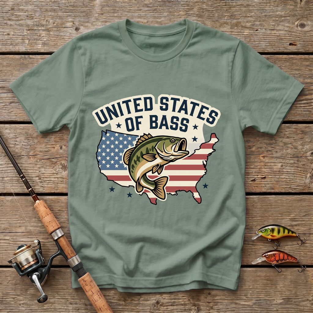 United States Of Bass T-Shirt