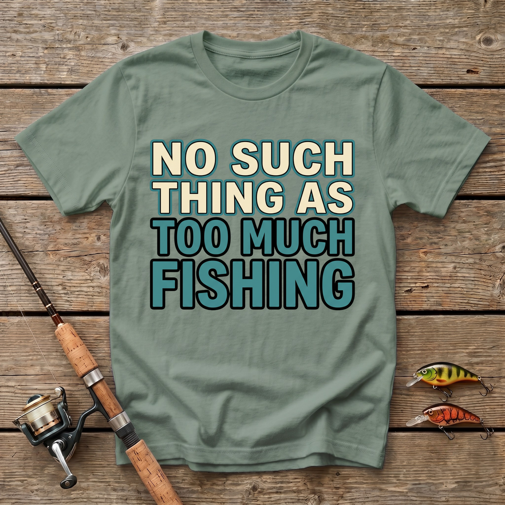 No Such Thing As Too Much Fishing T-Shirt