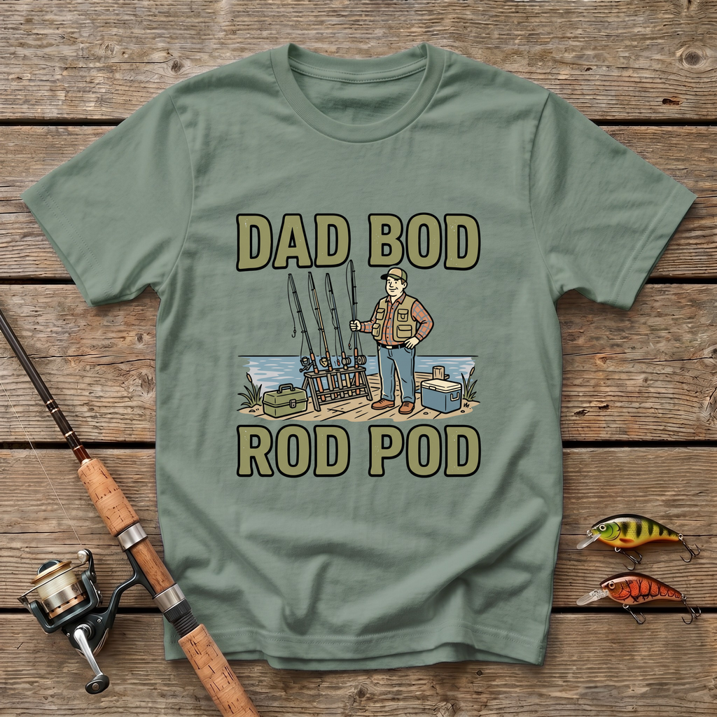 Dad Bod Rod Pod T-Shirt