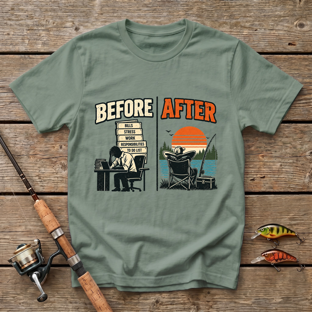 Before And T-Shirt
