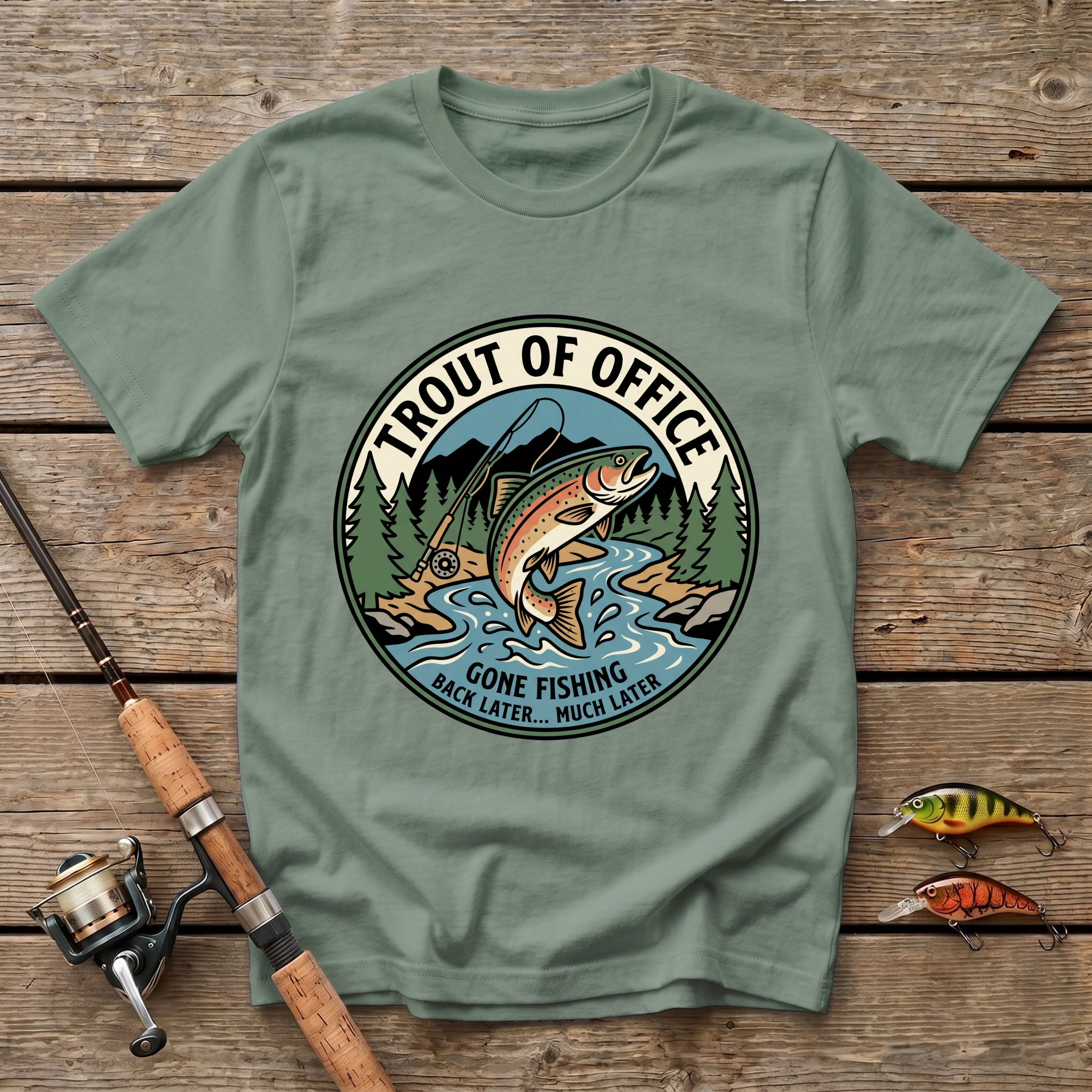 Trout Of Office T-Shirt