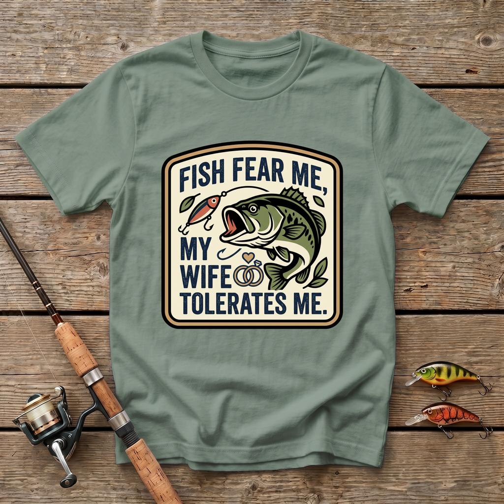 Wife Tolerates Me T-Shirt
