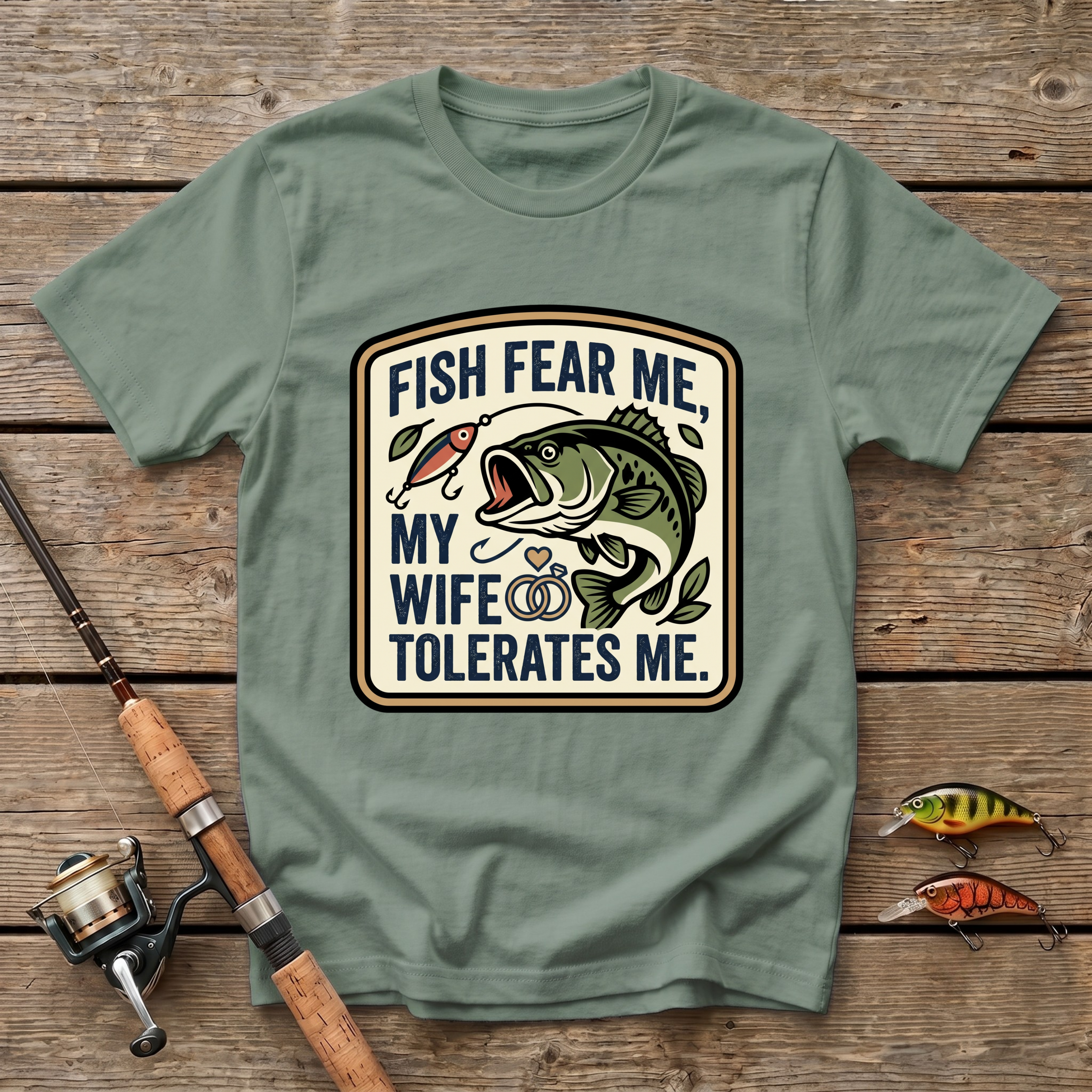 Wife Tolerates Me T-Shirt