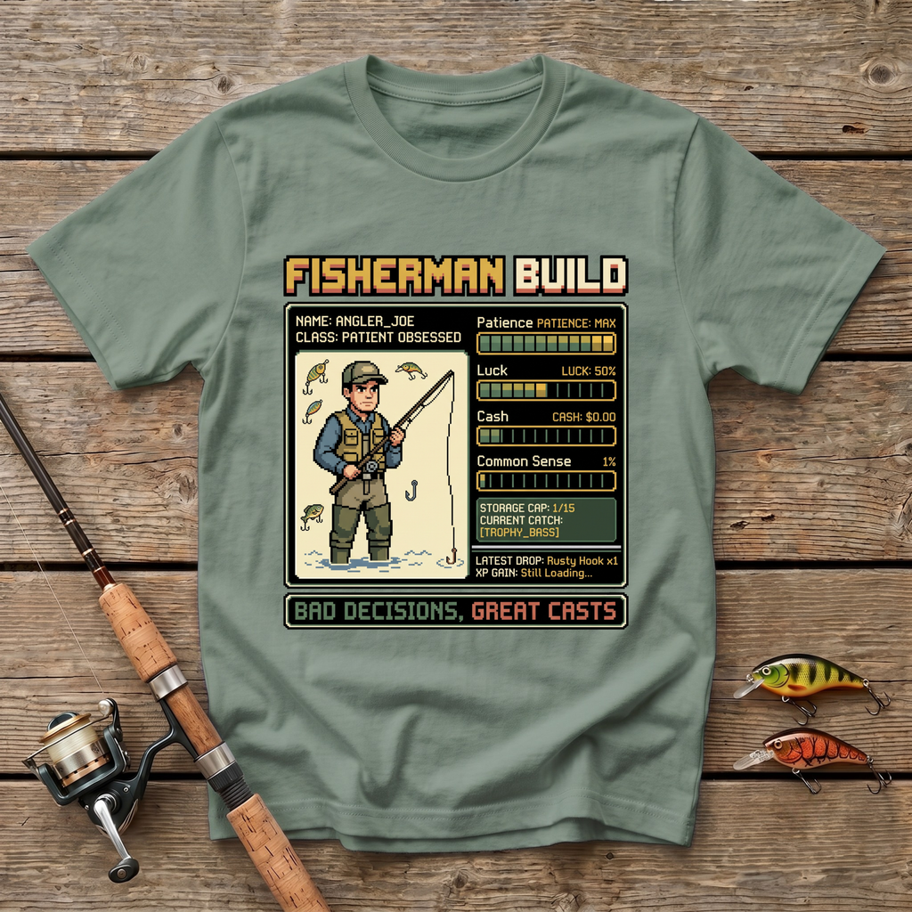 Fisherman Build T-Shirt