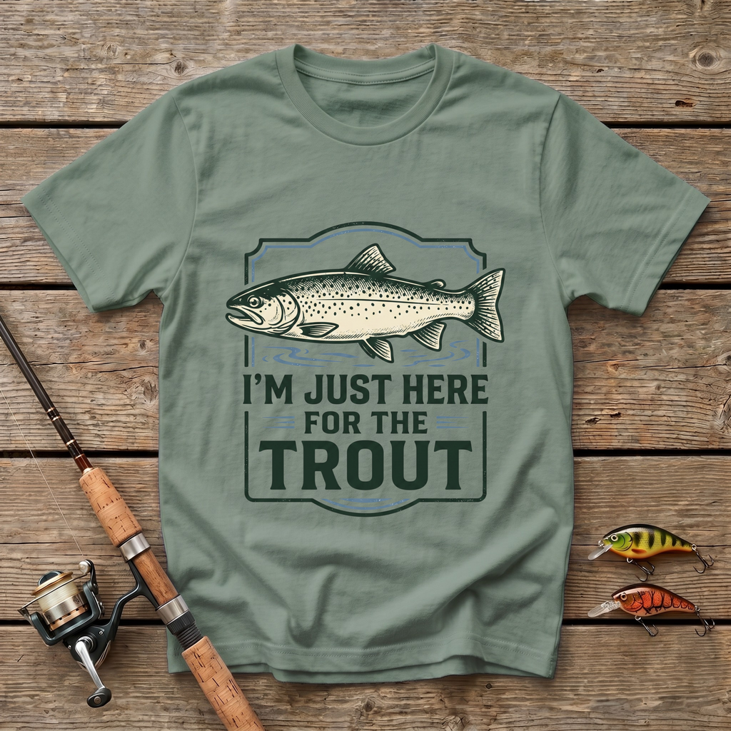 I'm Just here For The Trout T-Shirt