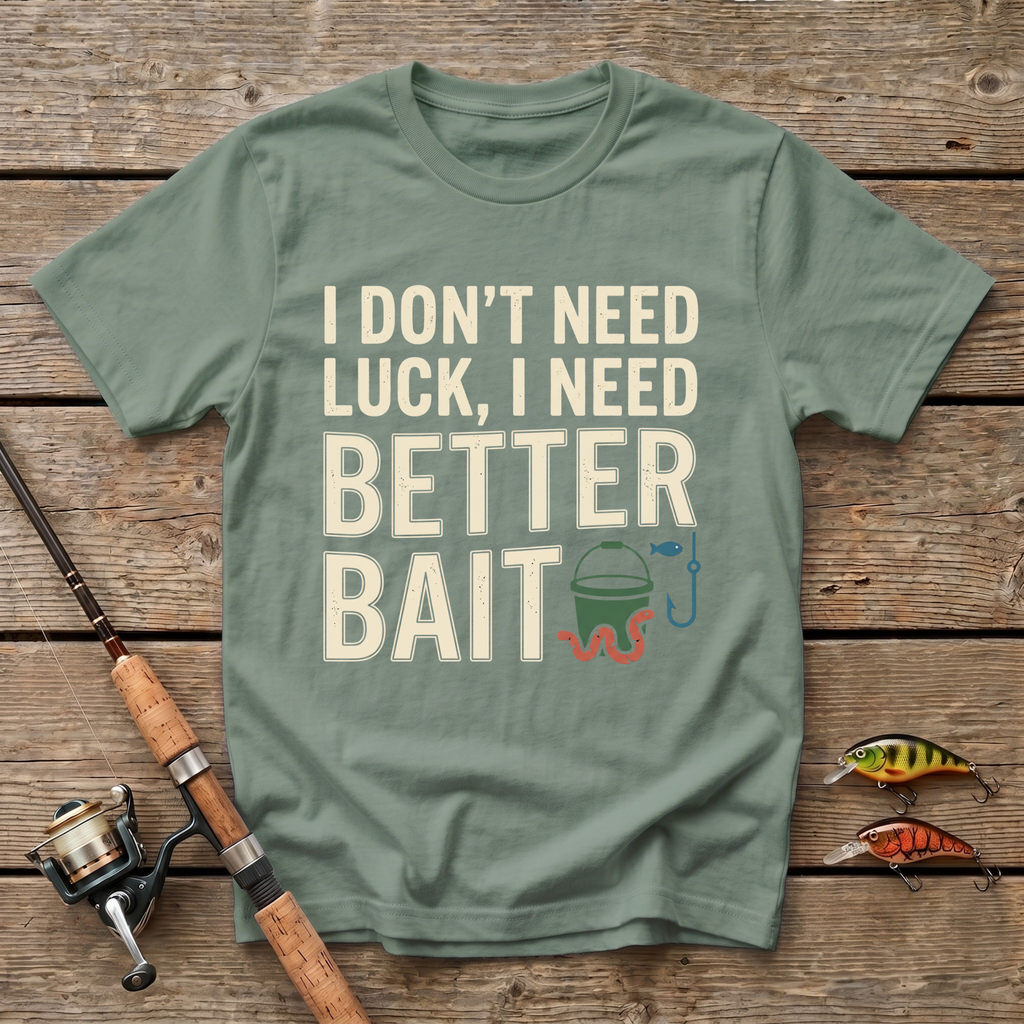 I Don't Need Luck, I Need Better Bait T-Shirt